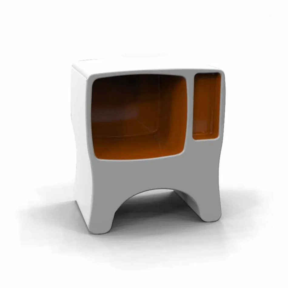 Mesita de noche de diseño en Adamantx® Catodico Made in Italy Viadurini