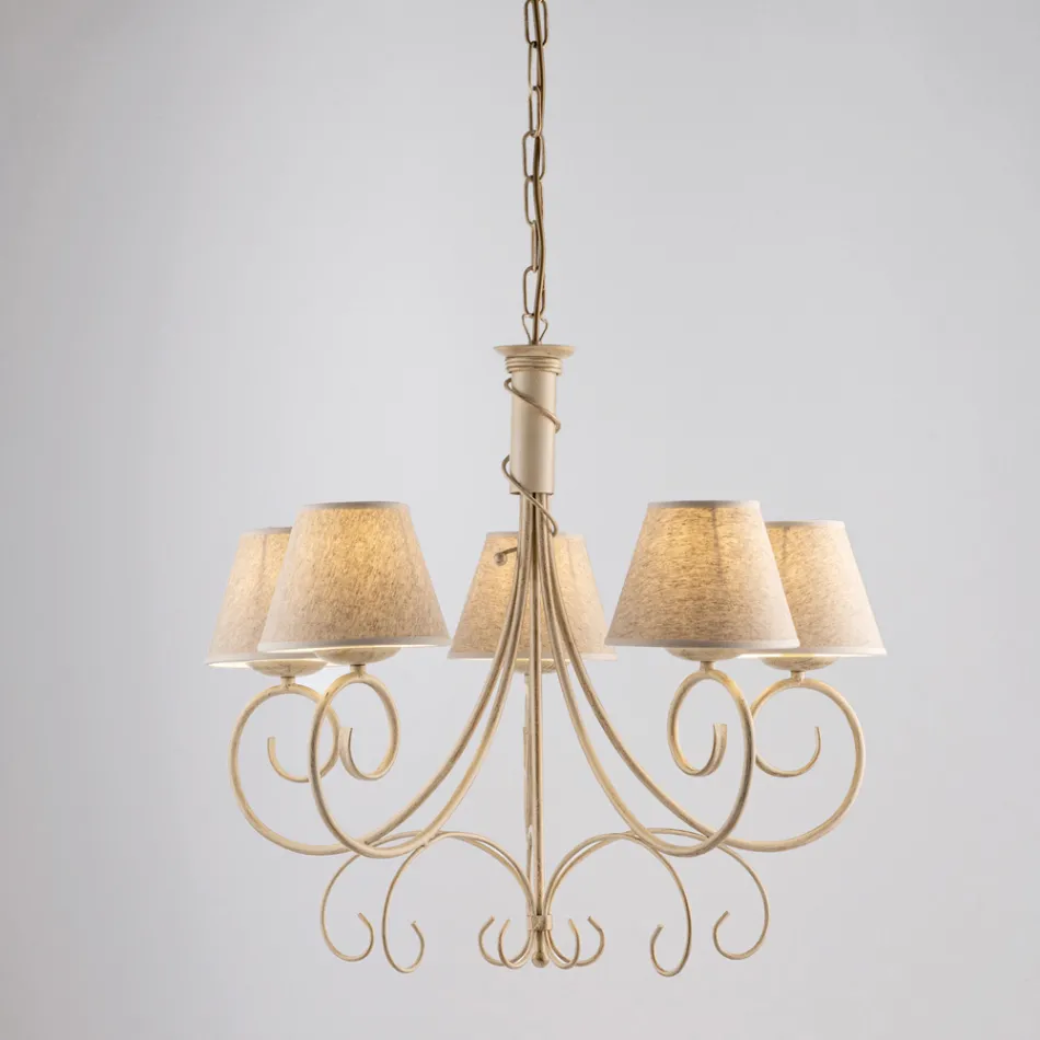 Draco, un luminoso accesorio de cristal y metal fabricado en Italia con un gusto elegante. Viadurini