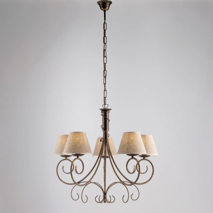 Draco, un luminoso accesorio de cristal y metal fabricado en Italia con un gusto elegante. Viadurini