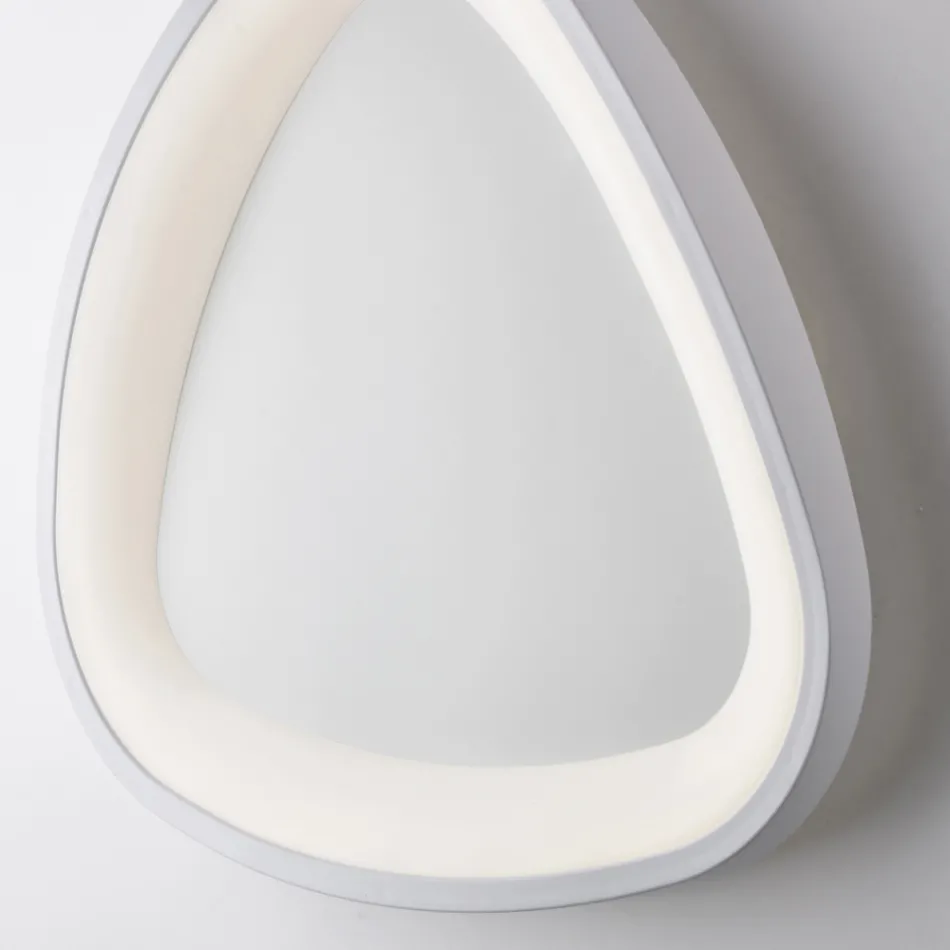 Voyager, una sofisticada lámpara de cristal y metal fabricada en Italia. Viadurini