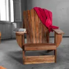 Mueble de baño Composición 2 en madera maciza de teca - Solferino Viadurini