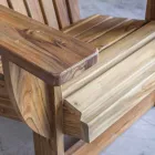 Mueble de baño Composición 2 en madera maciza de teca - Solferino Viadurini