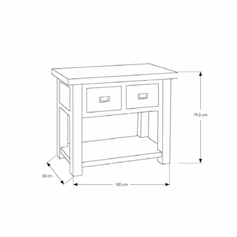 Mueble de Baño Composición 3 en Madera de Teca con Lavabo de Resina - Essence Viadurini