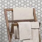 Mueble de Baño Composición 3 en Madera de Teca y Hi Macs® - Talco Viadurini