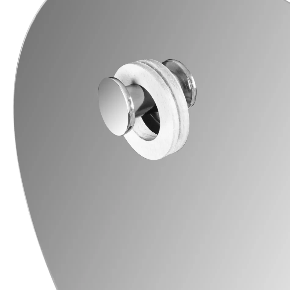 Composición de baño blanca con suelo y accesorios de diseño - Georges Viadurini