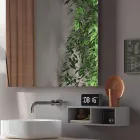 Composición de Baño Completo con Lavabo, Espejo y Base Made in Italy - Dream Viadurini