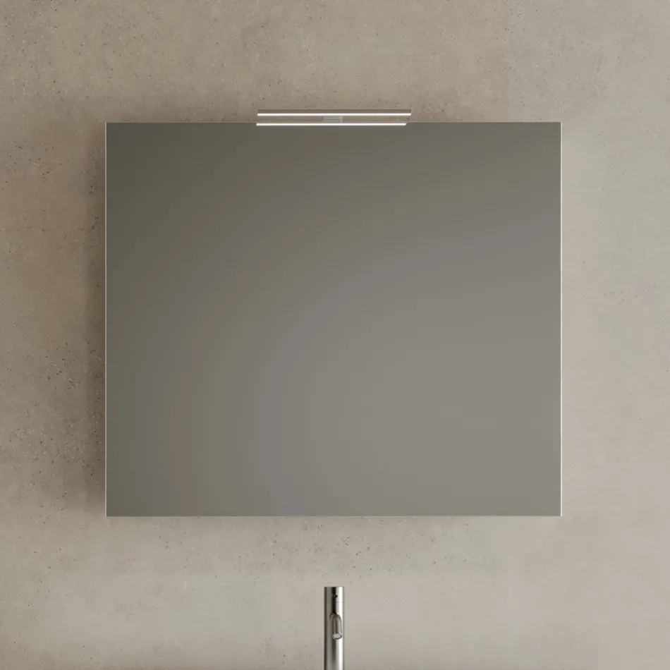 Composición de baño con base con 2 cajones y 1 puerta de roble - Titan Viadurini