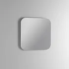 Composición de baño con 2 cajones de roble, lavabo de cerámica y espejo - Titan Viadurini