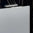 Composición de baño con 4 cajones, 2 lavabos de cerámica y espejo - Titan Viadurini