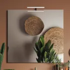 Composición de Baño con Base Suspendida, Espejo y Lavabo Made in Italy - Dream Viadurini