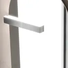 Composición de baño con cajón, lavabo, espejo, mueble de pared y estantería - Elios Viadurini