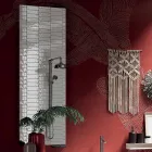 Composición de Baño con Espejo Giratorio 180°, Base y Lavabo Made in Italy - Kilos Viadurini