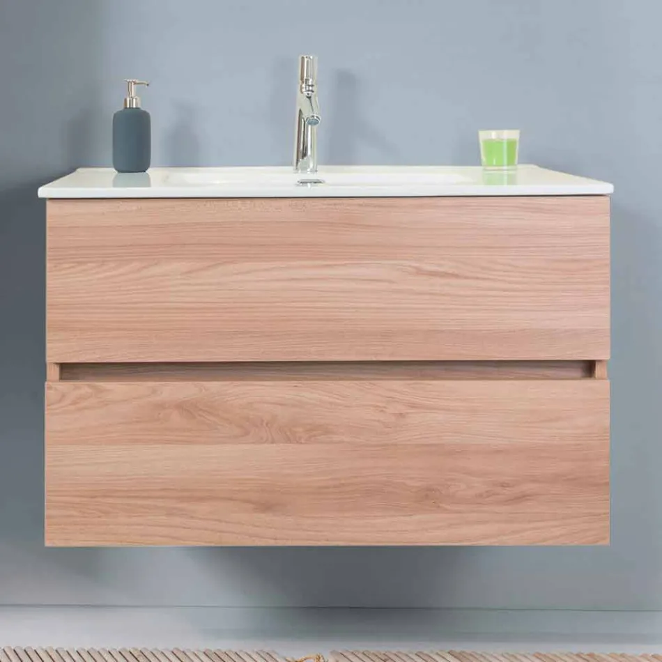 Composición suspendida en melamina ligera Olmo - Becky Viadurini