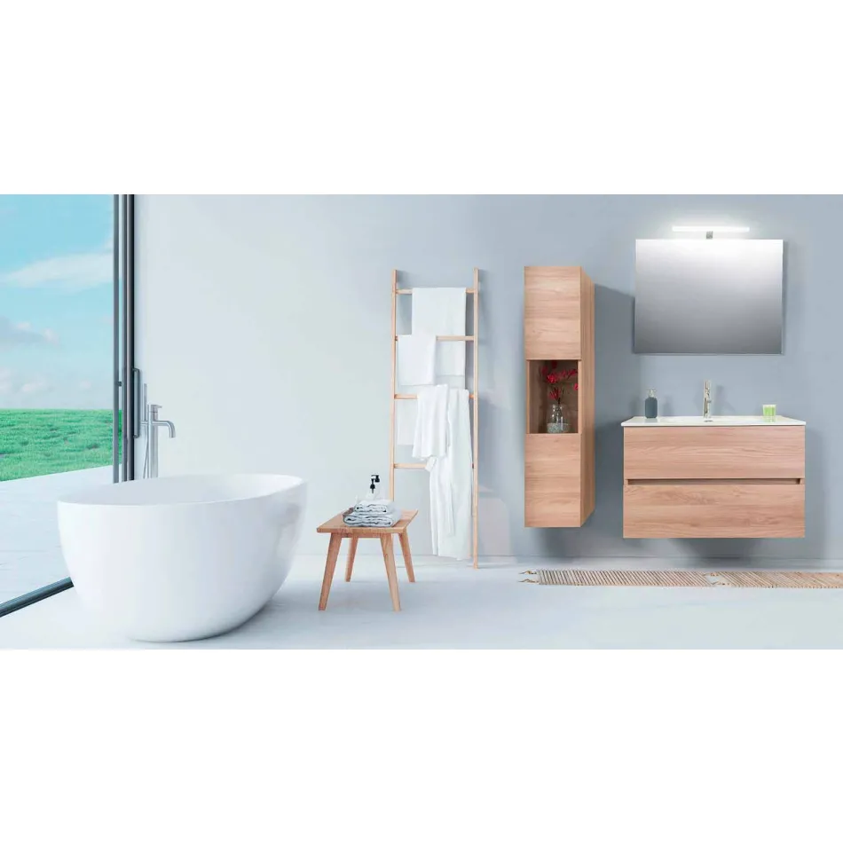 Composición suspendida en melamina ligera Olmo - Becky Viadurini