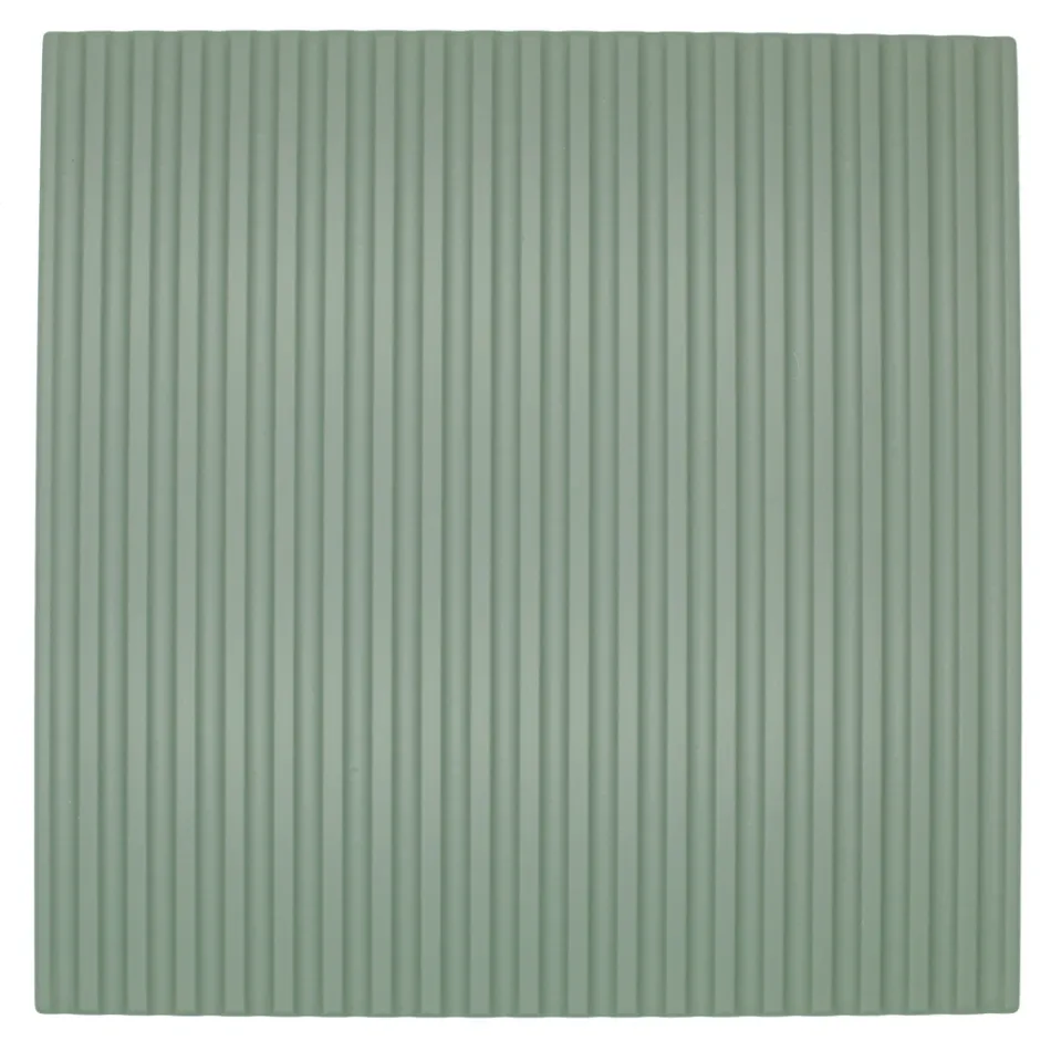 Composición de baño verde salvia con lavabo de resina Made in Italy - Artemide Viadurini