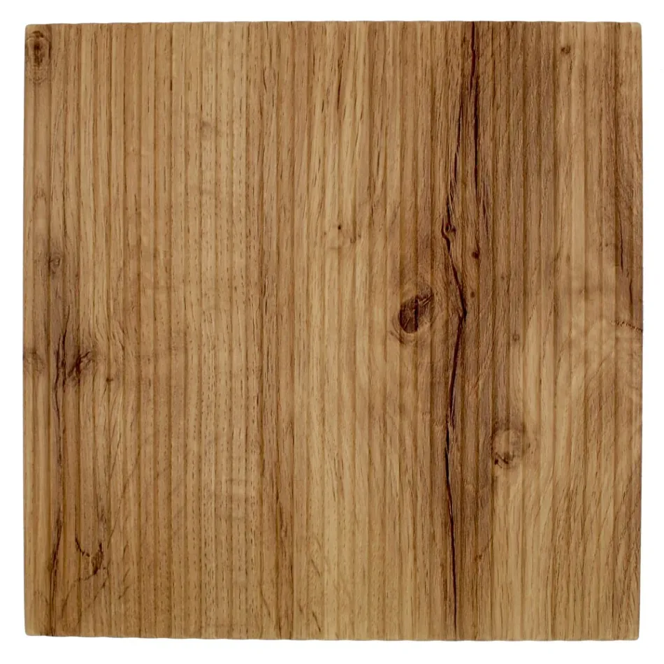 Composición de baño verde salvia y roble Cannettato Made in Italy - Uranus Viadurini