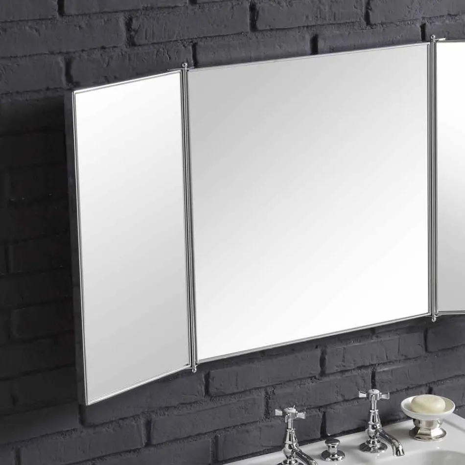 Composición con lavabo de cerámica columna de unos 900 años de estilo de línea Viadurini