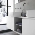 Composición de baño de suspensión de diseño moderno Made in Italy - Callisi14 Viadurini