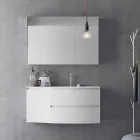 Composición de baño moderna y suspendida Made in Italy Design - Callisi7 Viadurini
