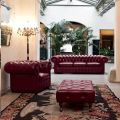 Composición de salón con sofá, sillón y banco Made in Italy - Spassoso