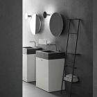 Composición del piso de muebles de baño de diseño moderno - Farart10 Viadurini