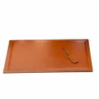 Composición de oficina de diseño moderno en cuero Made in Italy - Giulio Viadurini