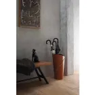 Composición de oficina de diseño moderno en cuero Made in Italy - Giulio Viadurini