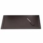 Composición de oficina de diseño moderno en cuero Made in Italy - Andrea Viadurini