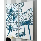 Composición de 2 paneles que representan flores Made in Italy - Sheryl Viadurini