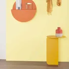 Composición de 2 mesas de centro modernas en acero Made in Italy - Álamo Viadurini