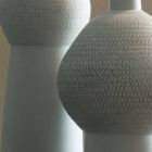 Composición de 2 jarrones decorativos en cerámica decorada - Lampedusa Viadurini