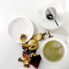 Composición de 3 accesorios de baño en mármol pulido Made in Italy - Trevio Viadurini