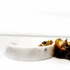 Composición de 3 accesorios de baño en mármol pulido Made in Italy - Trevio Viadurini