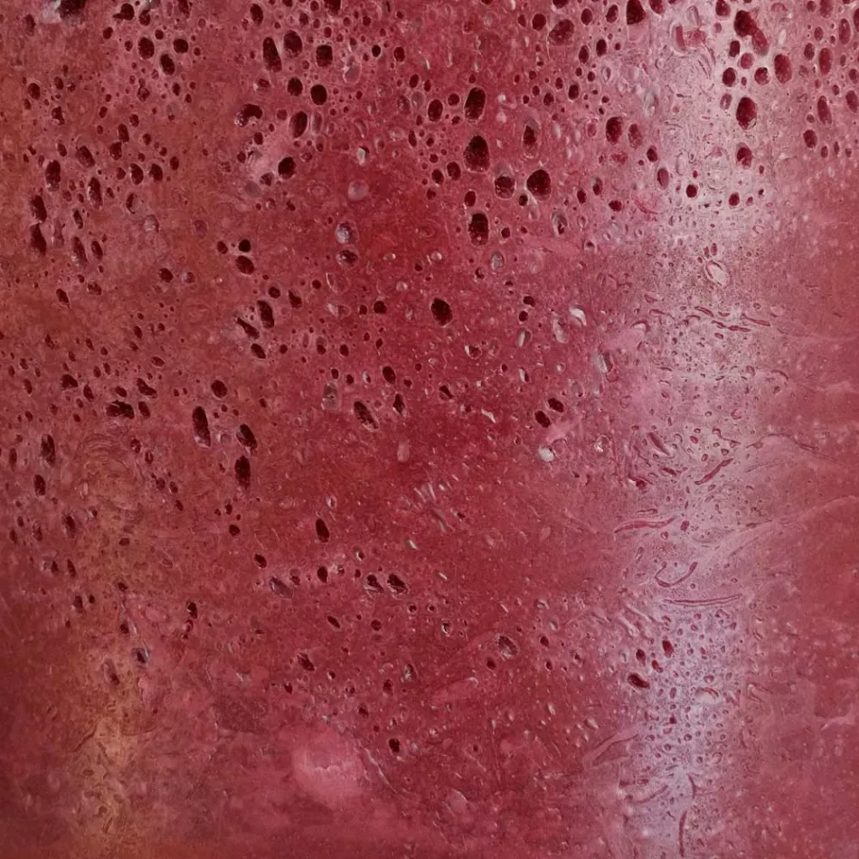 Composición de 3 velas de cera redondas modernas Made in Italy - Candie Viadurini