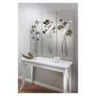 Composición de 3 paneles que representan 3 ramos de flores Made in Italy - Colleen Viadurini