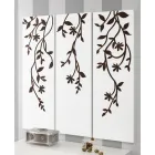 Composición de 3 paneles que representan 3 ramas y hojas Made in Italy - Barney Viadurini