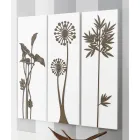 Composición de 3 Paneles con Rociadores y Hojas Made in Italy - Eduardo Viadurini