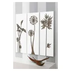 Composición de 3 Paneles con Rociadores y Hojas Made in Italy - Eduardo Viadurini