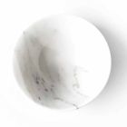Composición de 4 cuencos en mármol blanco de Carrara Made in Italy - Cremina Viadurini