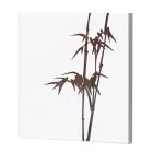 Composición de 4 Paneles con Hortensias, Allium y Thypha Made in Italy - Cálculo Viadurini