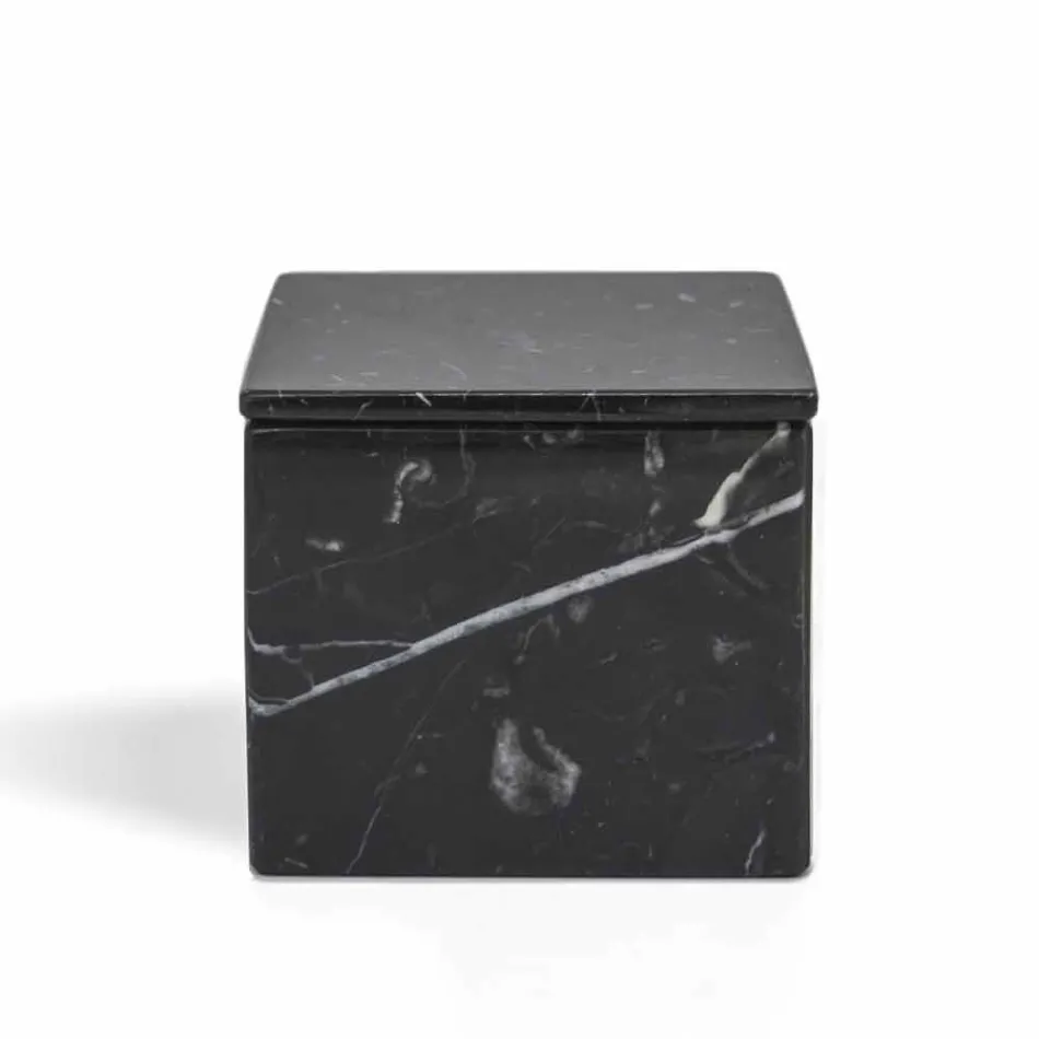 Composición de accesorios de baño de mármol hecho en Italia, 4 piezas - Deano Viadurini