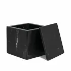 Composición de accesorios de baño de mármol hecho en Italia, 4 piezas - Deano Viadurini