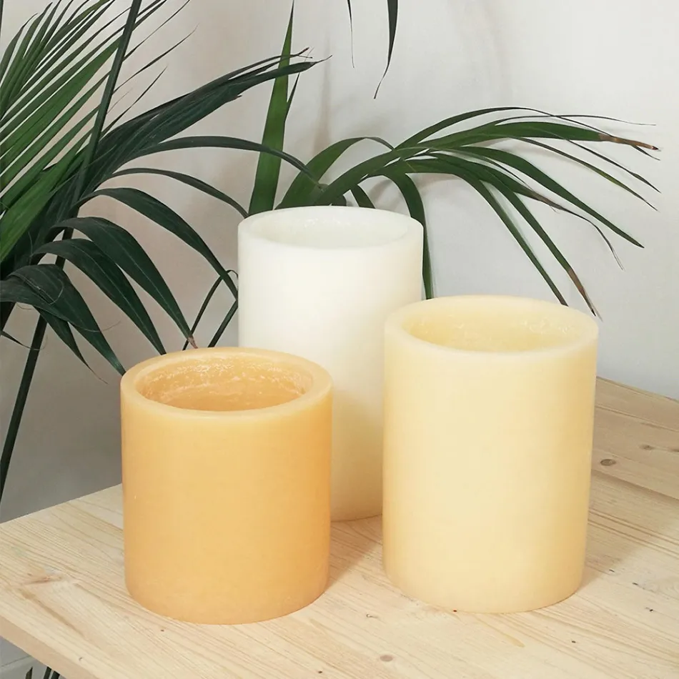 Composición de Faroles Perfumados con Candelita Made in Italy 3 Piezas - Terna Viadurini