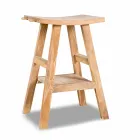 Composición de Mueble de Baño en Teca Maciza de Diseño Moderno - Azina Viadurini