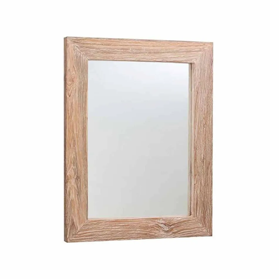 Composición de muebles de baño modernos en madera maciza de teca - Orinal Viadurini