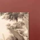 Composición de Cuadros de Madera con Estampado de Elefantes Made in Italy - Patagonia Viadurini