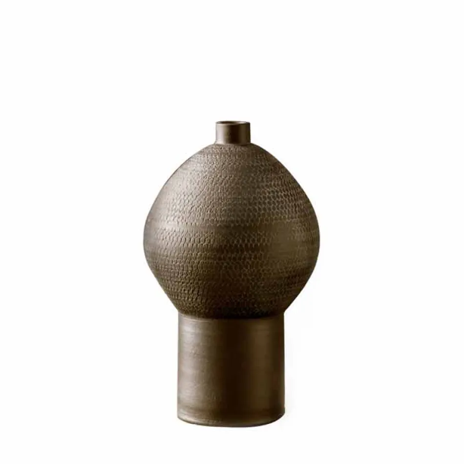 Composición de jarrones de cerámica decorativos, diseño moderno - Positano Viadurini