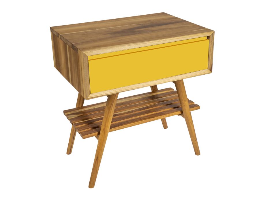Composición de mueble de baño amarillo con accesorios incluidos - Carolie Viadurini