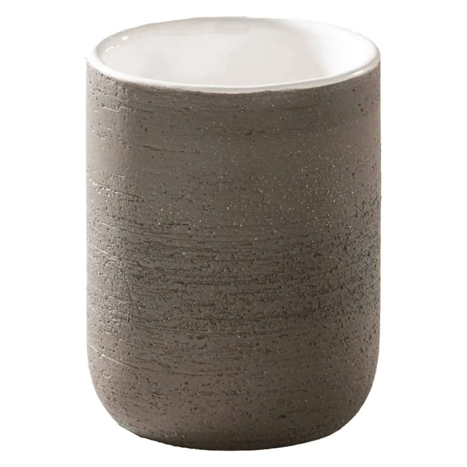 Composición Mueble de Baño Blanco con Espejo y Accesorios Incluidos - Carolie Viadurini