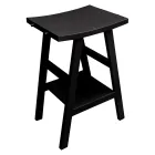 Composición de mueble de baño negro completo con espejo y accesorios - Maryse Viadurini